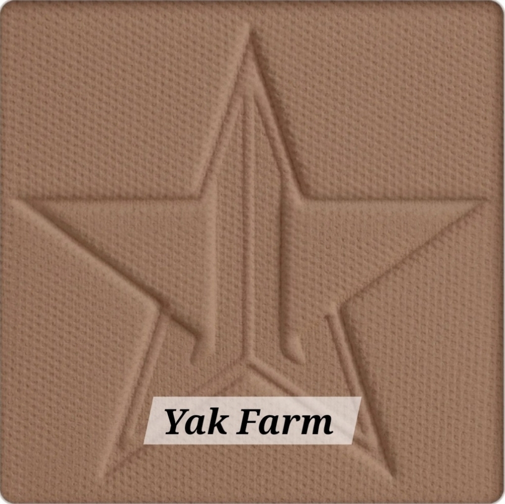 Jeffree Star Artistry Single Eyeshadow in Yak Farm, NEW.